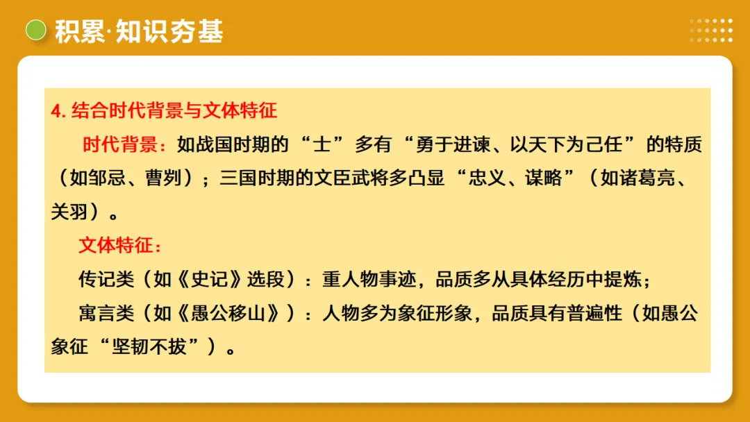 2026年中考语文复习文言文阅读第4讲《 人物形象・特质剖析》讲练测 第18张