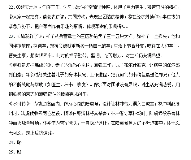 2025年四川省眉山市中考语文真题 第8张