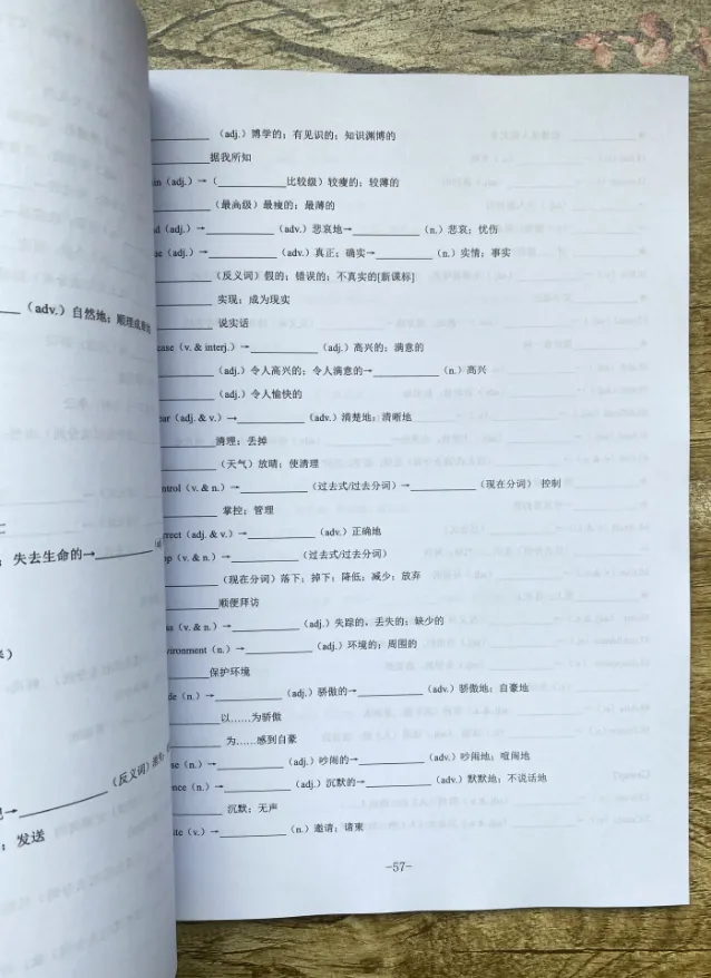 《新中考英语常考词性转换集训册》语法填空、完形填空及书面表达中提分的关键抓手 第14张