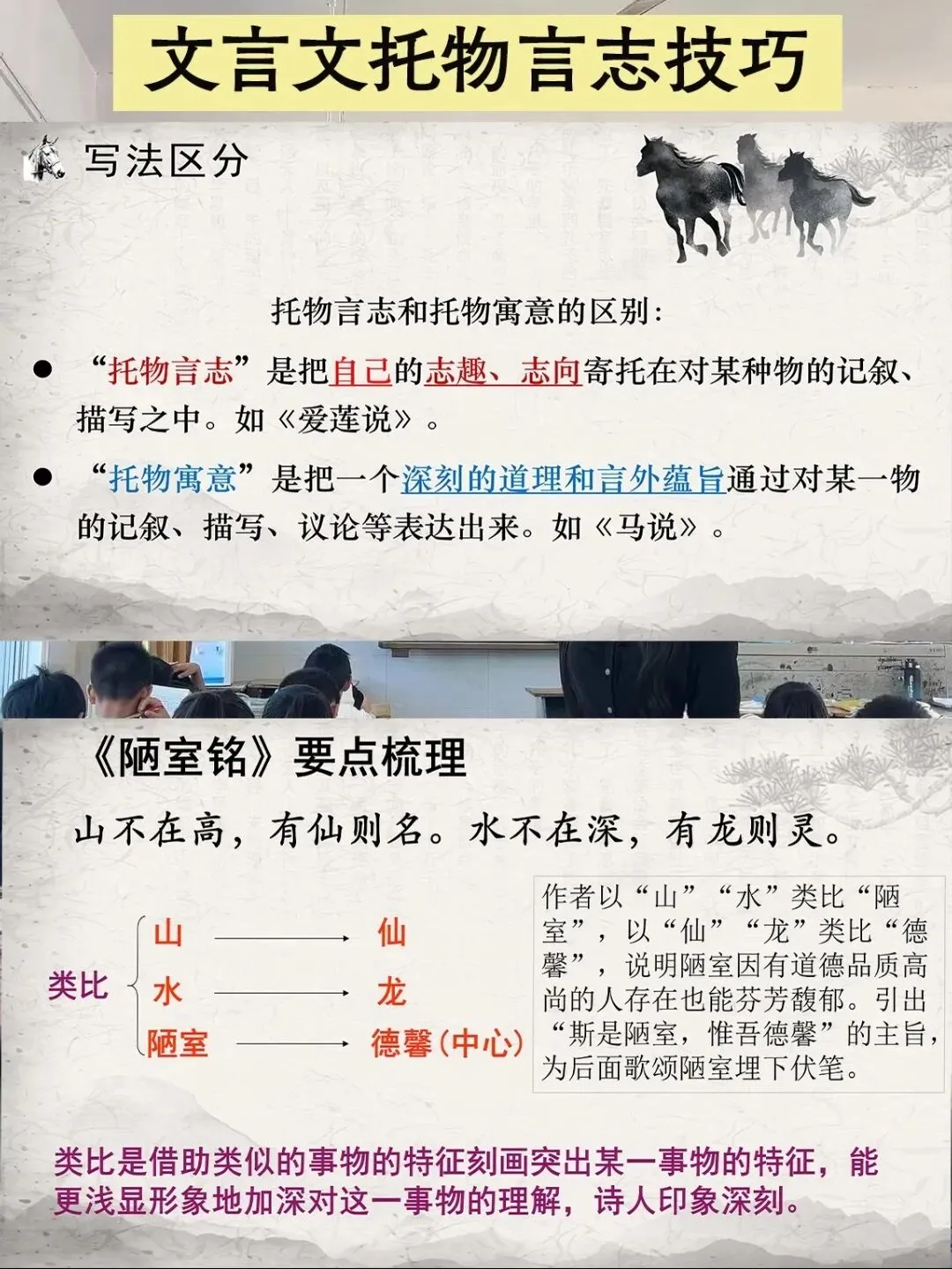 中考托物言志类文言文复习公开课,这样上效果超好! 第4张