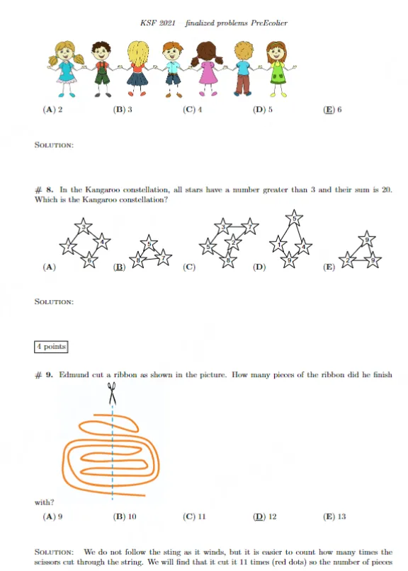 袋鼠数学竞赛真题来了!2013-2025全套L1-L6,中英双语+解析 第13张