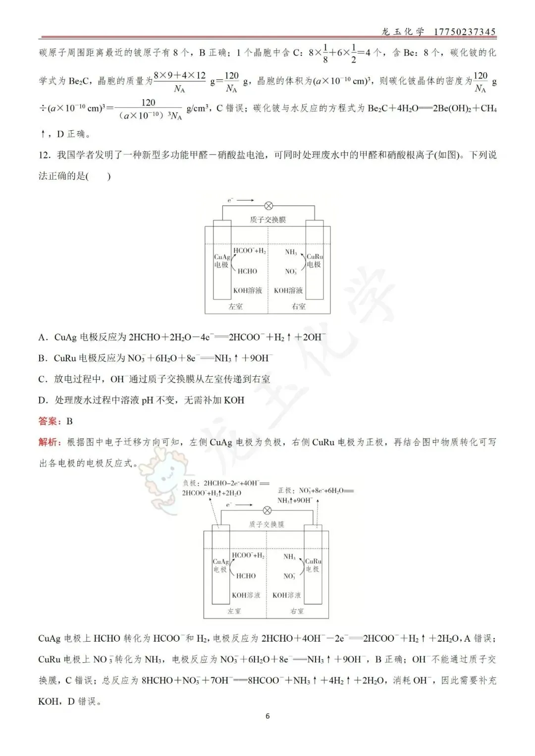 高考选择限时练真题 解析版 第6张