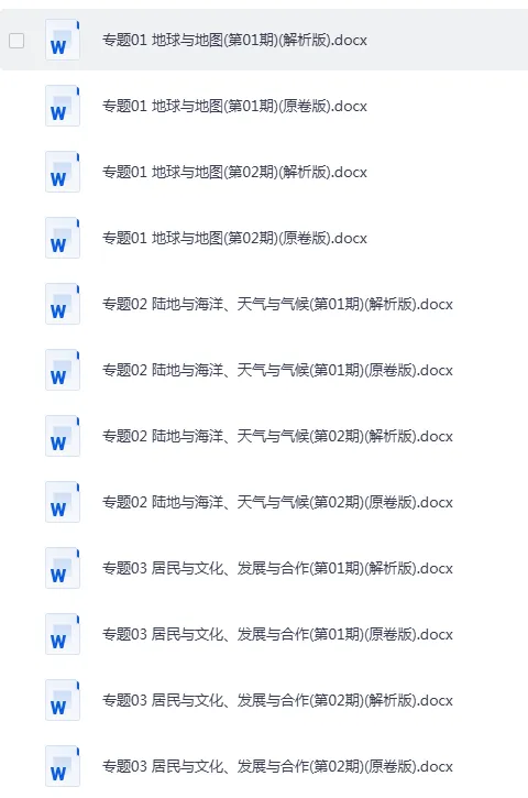 2025年最新全国中考地理真题分类汇编 第5张