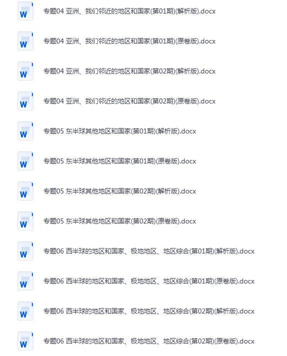 2025年最新全国中考地理真题分类汇编 第6张