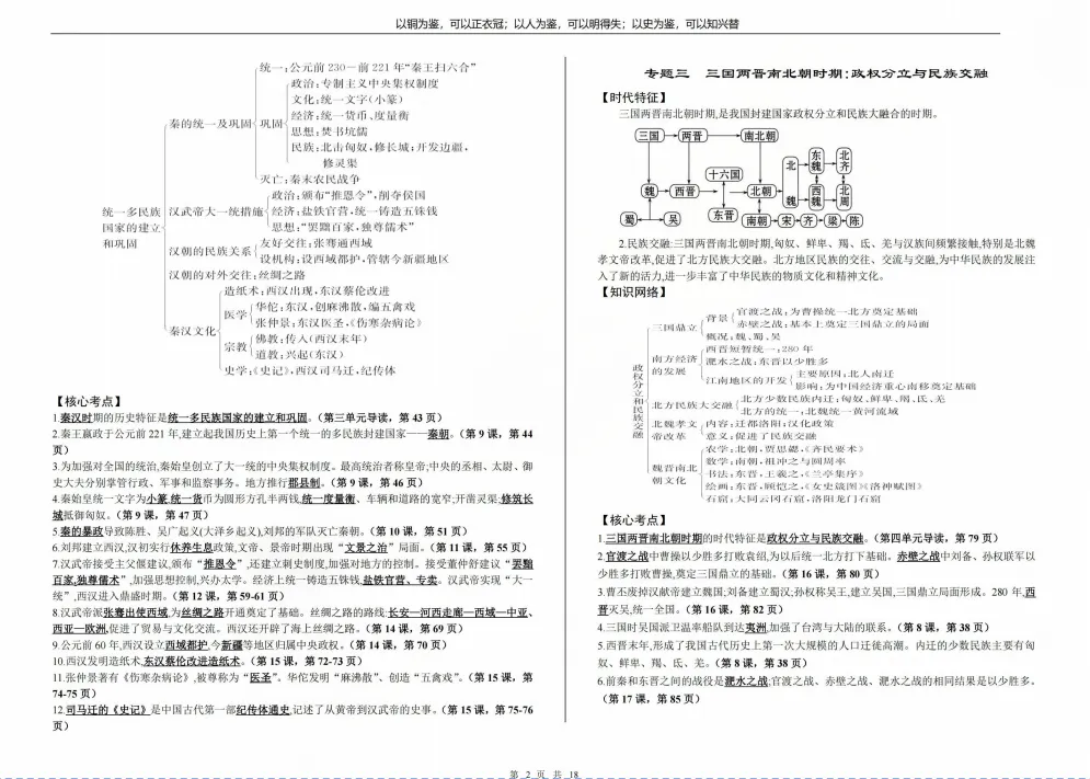 2026届上海中考历史抄书|对照页码+完整PDF 第3张