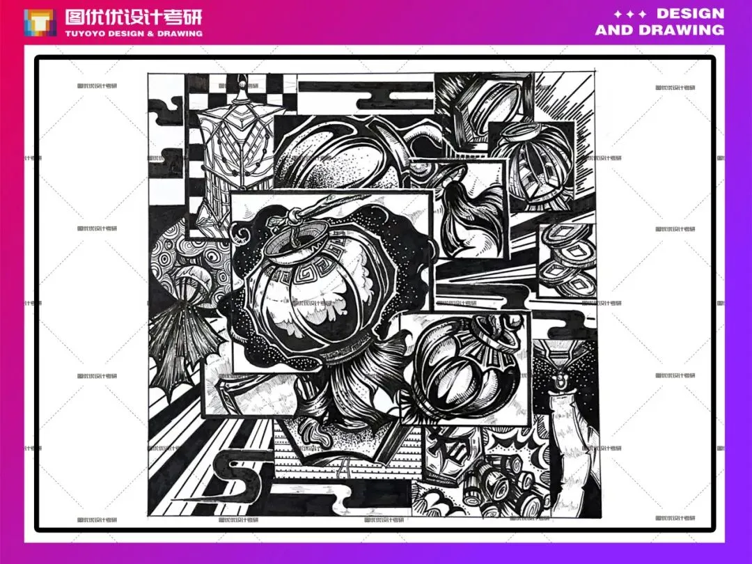 【图优优·真题解析】超详细!2026年河北农业大学视觉传达手绘解析,为你点亮指路明灯,不容错过! 第36张
