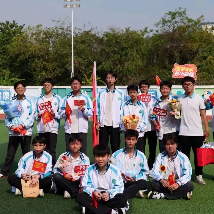 为梦想而战!岑溪三中吹响中考百日誓师集结号 第64张