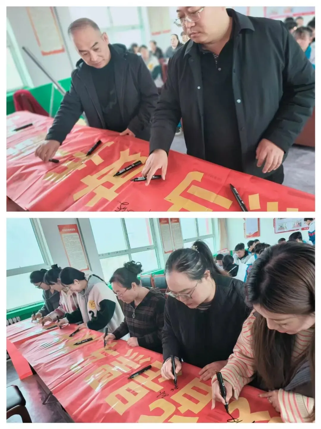 百日磨剑战中考,少年奋楫向未来 ——寺门村中学举行中考百日誓师大会 第12张