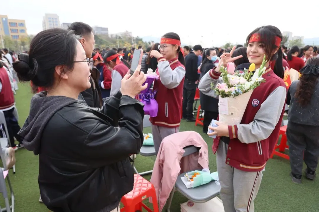 超燃!今天,南安一中举行中考百日誓师大会! 第21张