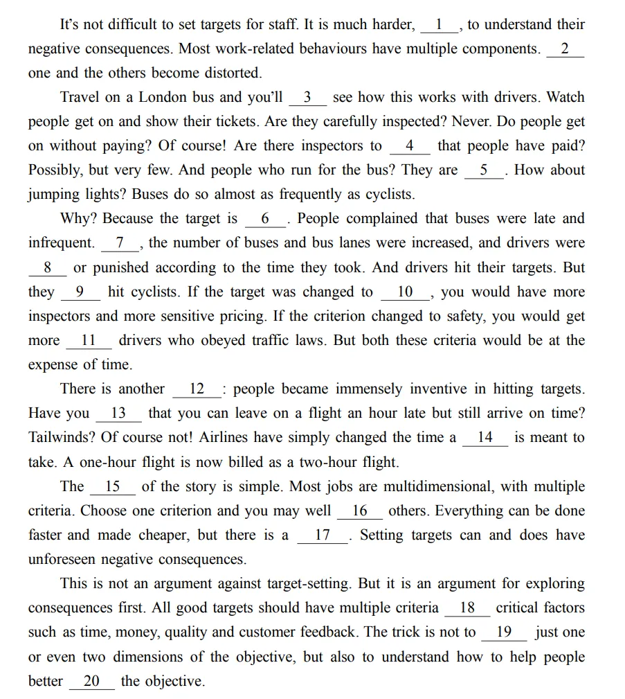 考研英语二2021年完形填空真题及词汇 第1张