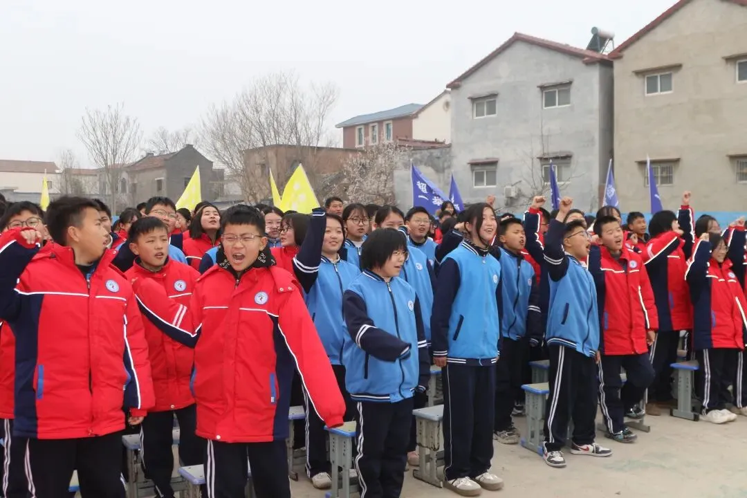 封丘县第二初级中学教育总校黄陵镇校区中考百日誓师大会 第45张