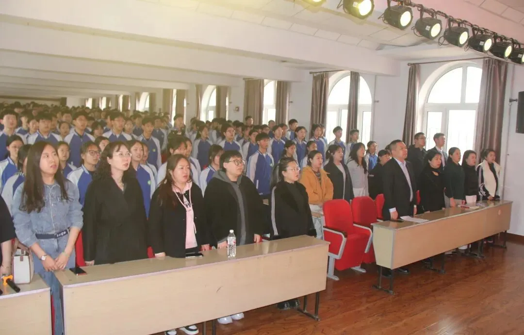 【二中教学】百日冲刺 决战中考——泰来二中2026届毕业年级百日誓师大会 第13张