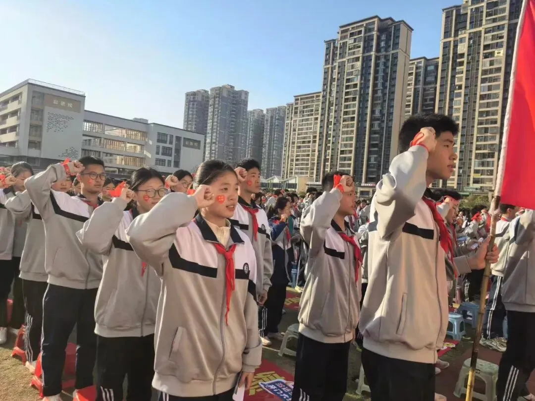 通源学校举行中考百日冲刺誓师大会 第43张