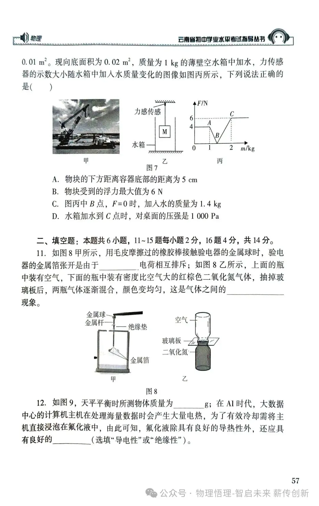 2026年云南省初中学业水平考试物理、地理、生物模拟试卷(参卷)! 第6张