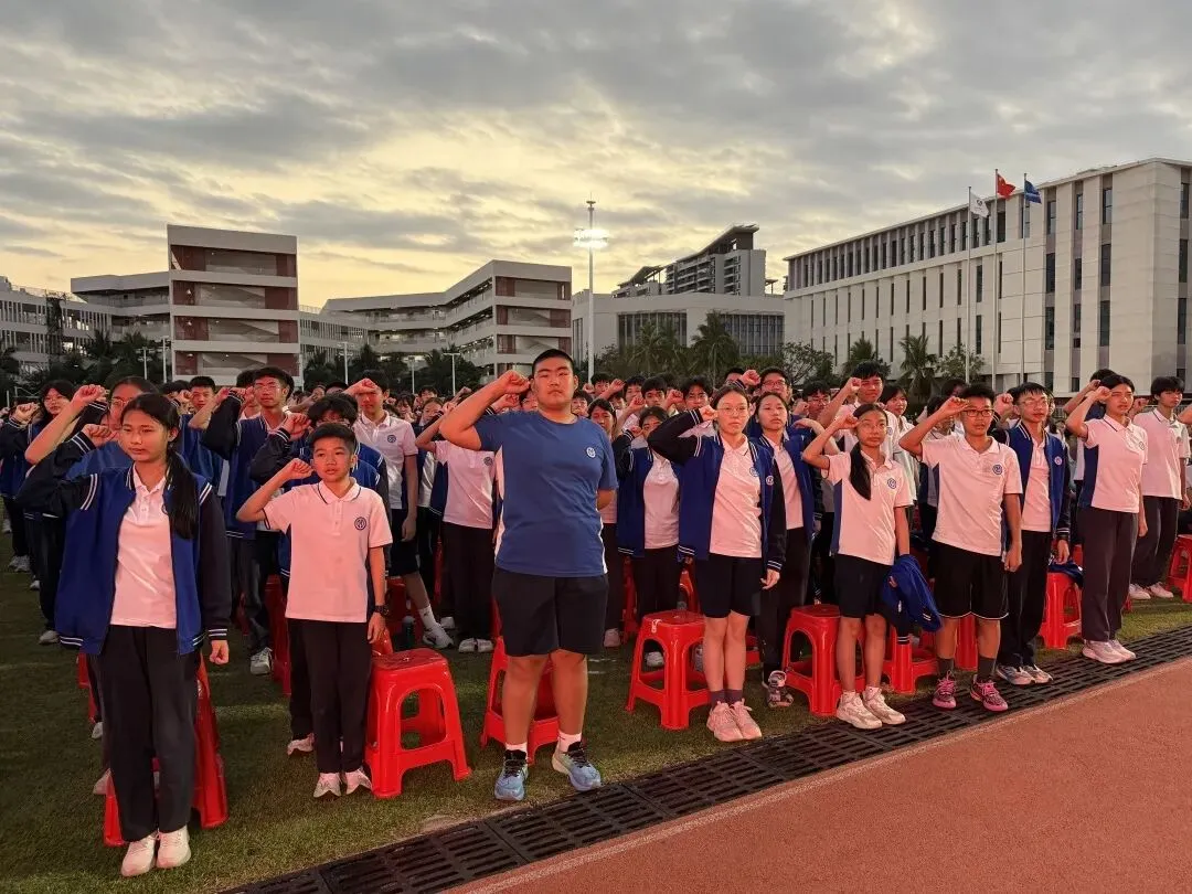 三亚崖州湾科技城寰岛实验中学中考百日誓师大会圆满举办 第25张