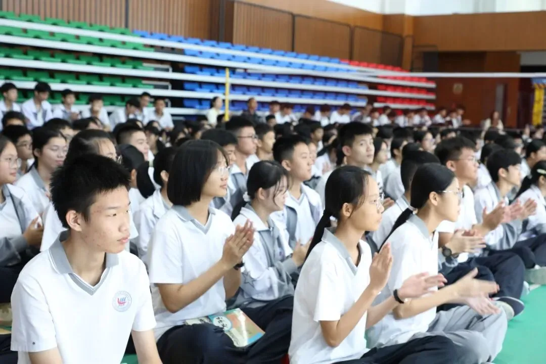 燃青春之火,铸中考辉煌—民附陵水分校初三年级中考百日誓师大会圆满举行 第9张