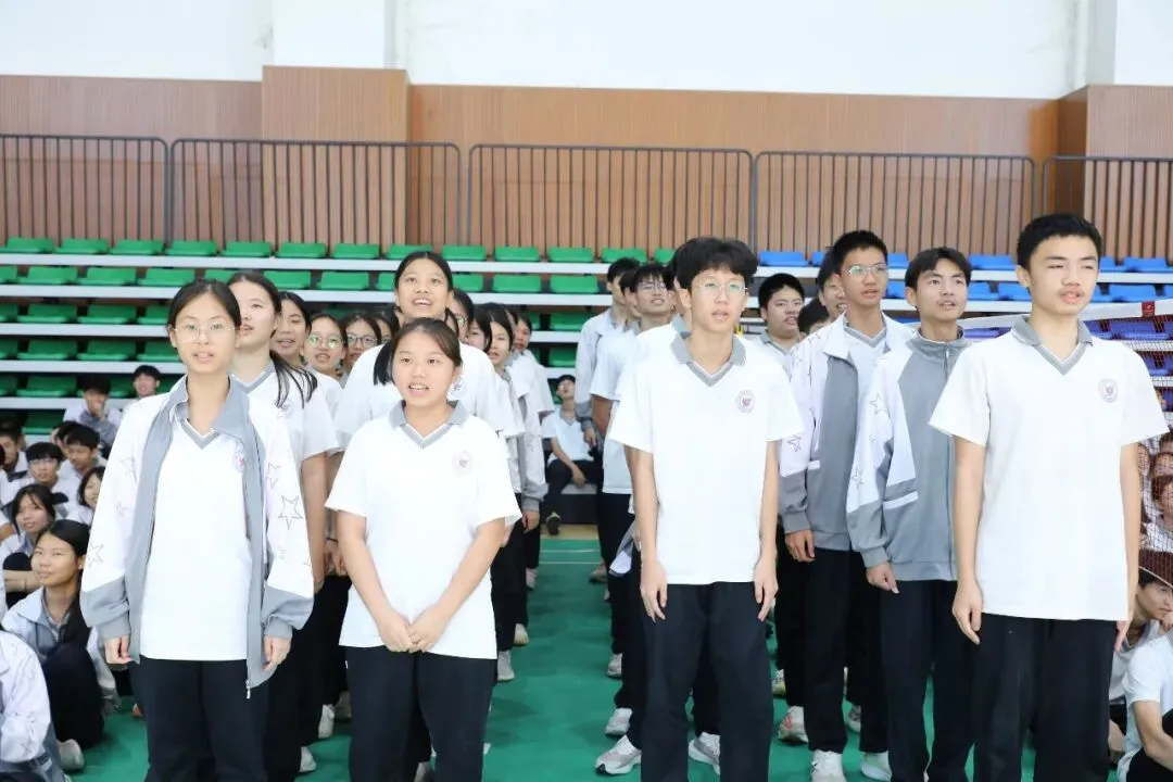 燃青春之火,铸中考辉煌—民附陵水分校初三年级中考百日誓师大会圆满举行 第13张