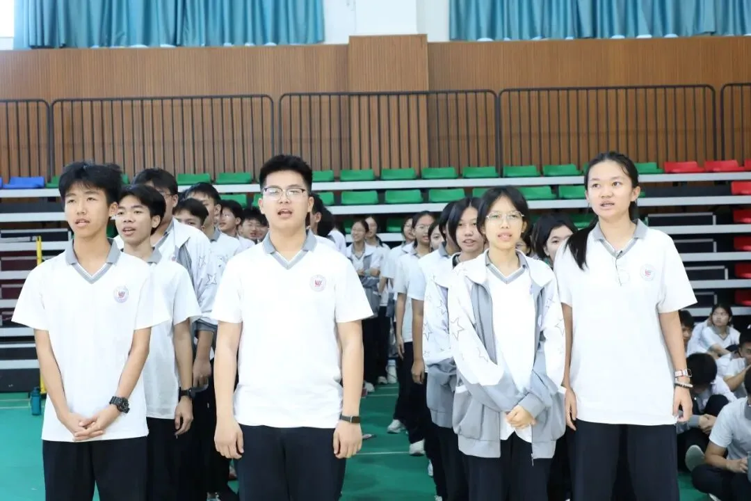 燃青春之火,铸中考辉煌—民附陵水分校初三年级中考百日誓师大会圆满举行 第15张