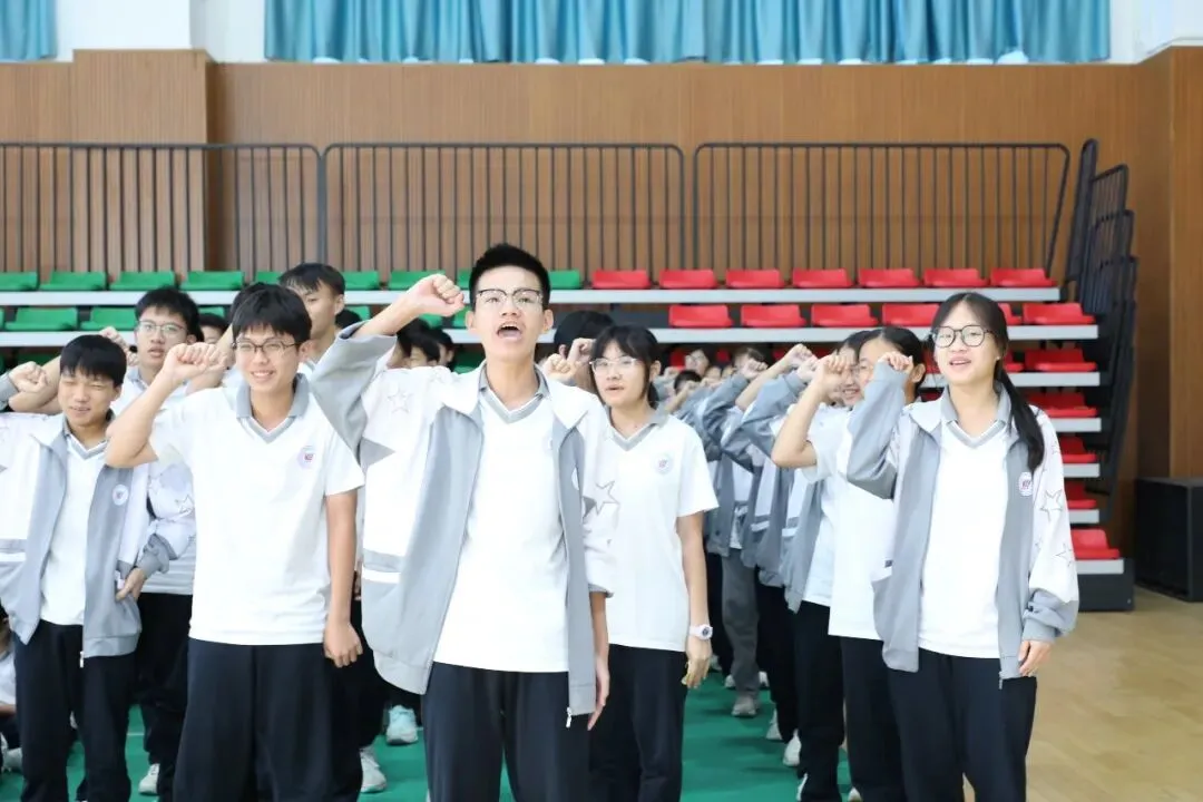 燃青春之火,铸中考辉煌—民附陵水分校初三年级中考百日誓师大会圆满举行 第16张