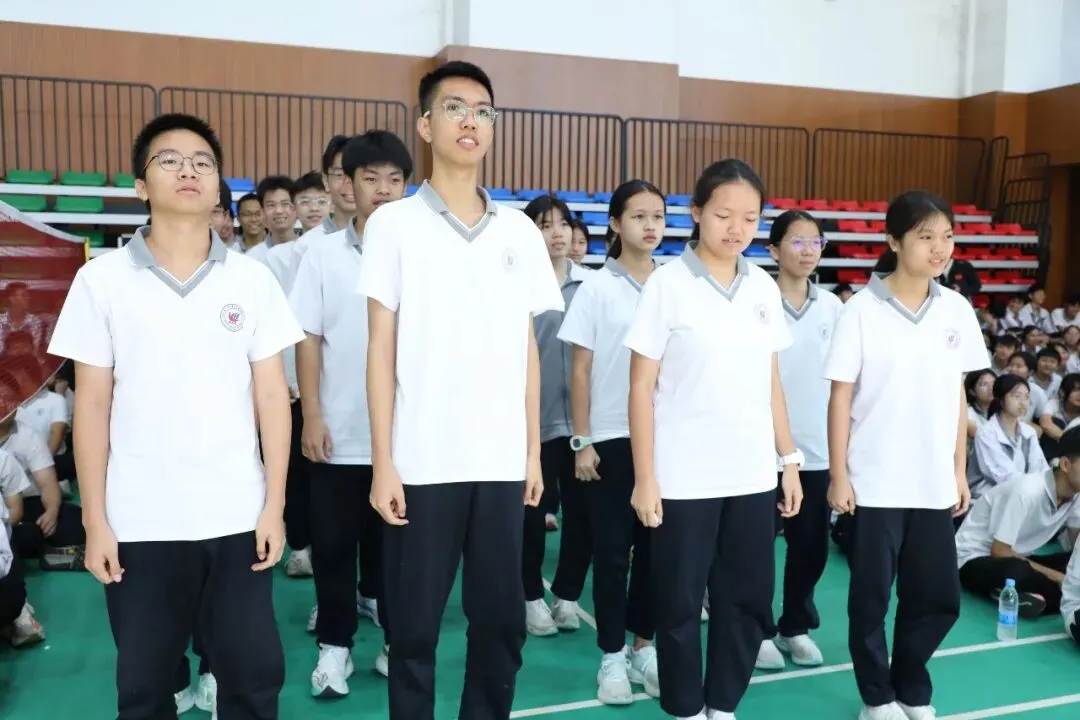 燃青春之火,铸中考辉煌—民附陵水分校初三年级中考百日誓师大会圆满举行 第19张