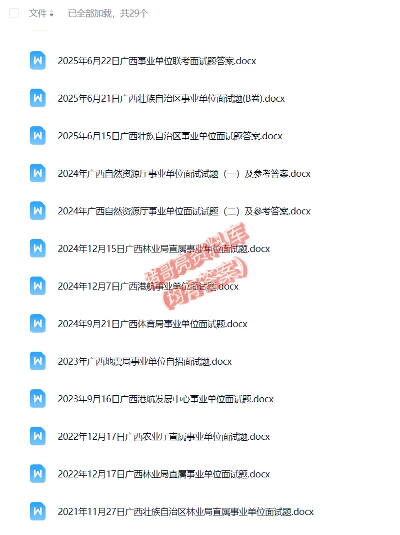 广西区直事业单位面试真题答案解析资料27套 第2张