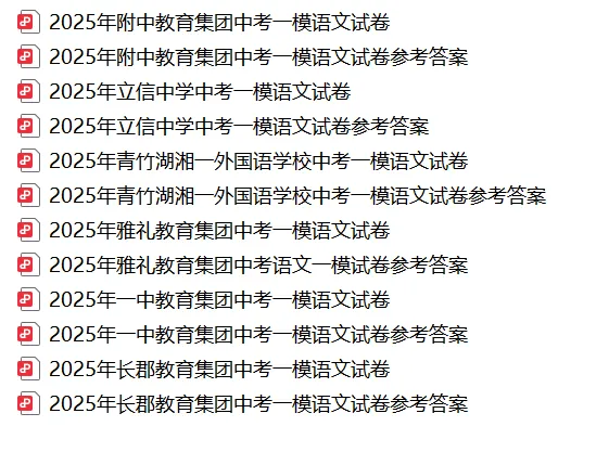 【真题汇总】——2025年长沙九年级下册中考一模语文试卷+参考答案(免费领取) 第18张