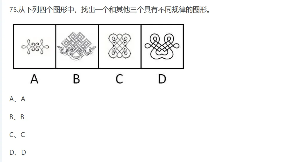 图形判断推理 | 公务员考试行测真题解答(陕西省2020_5) 第1张