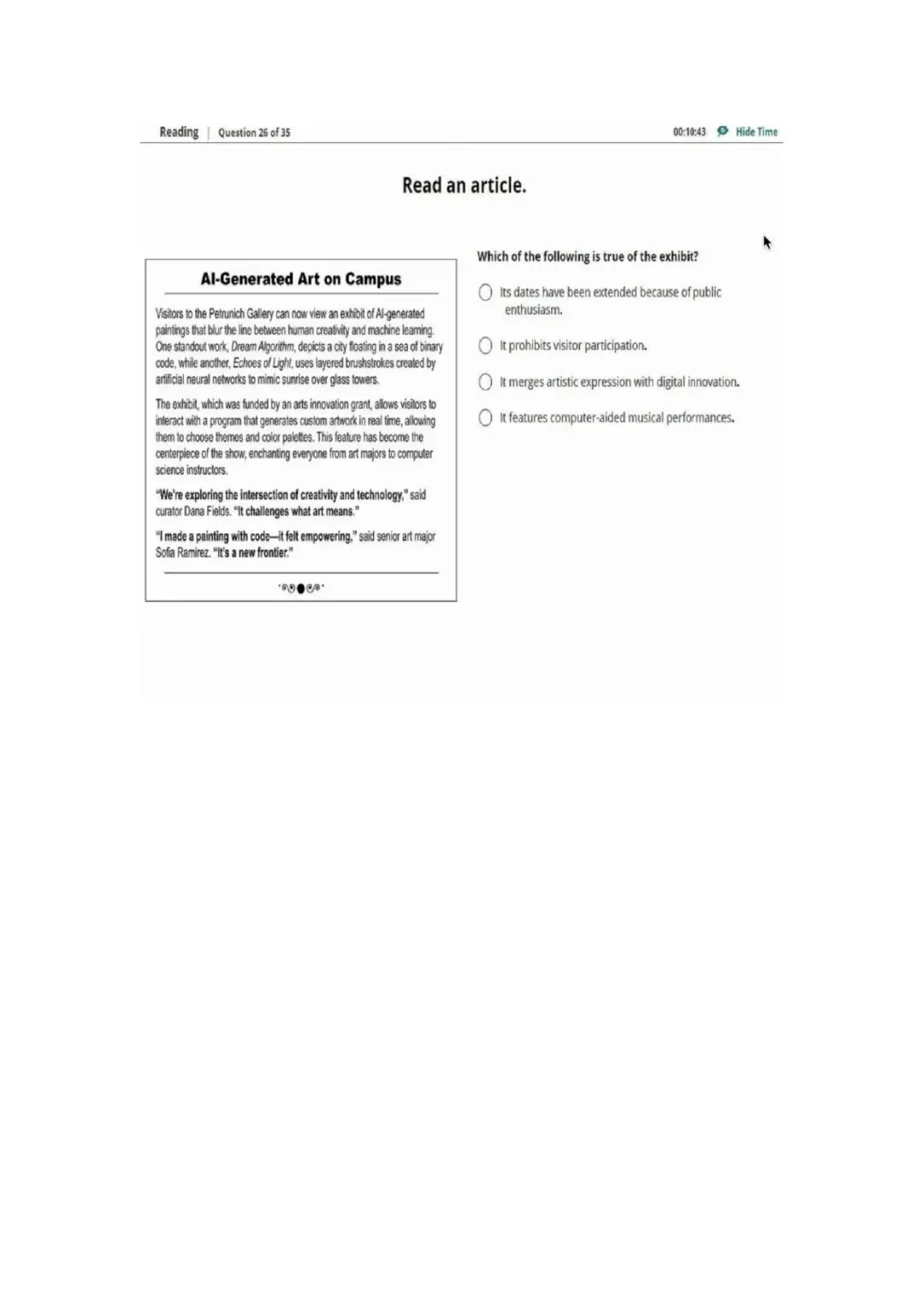 新托福第019套20260306真题(图片版) 第5张