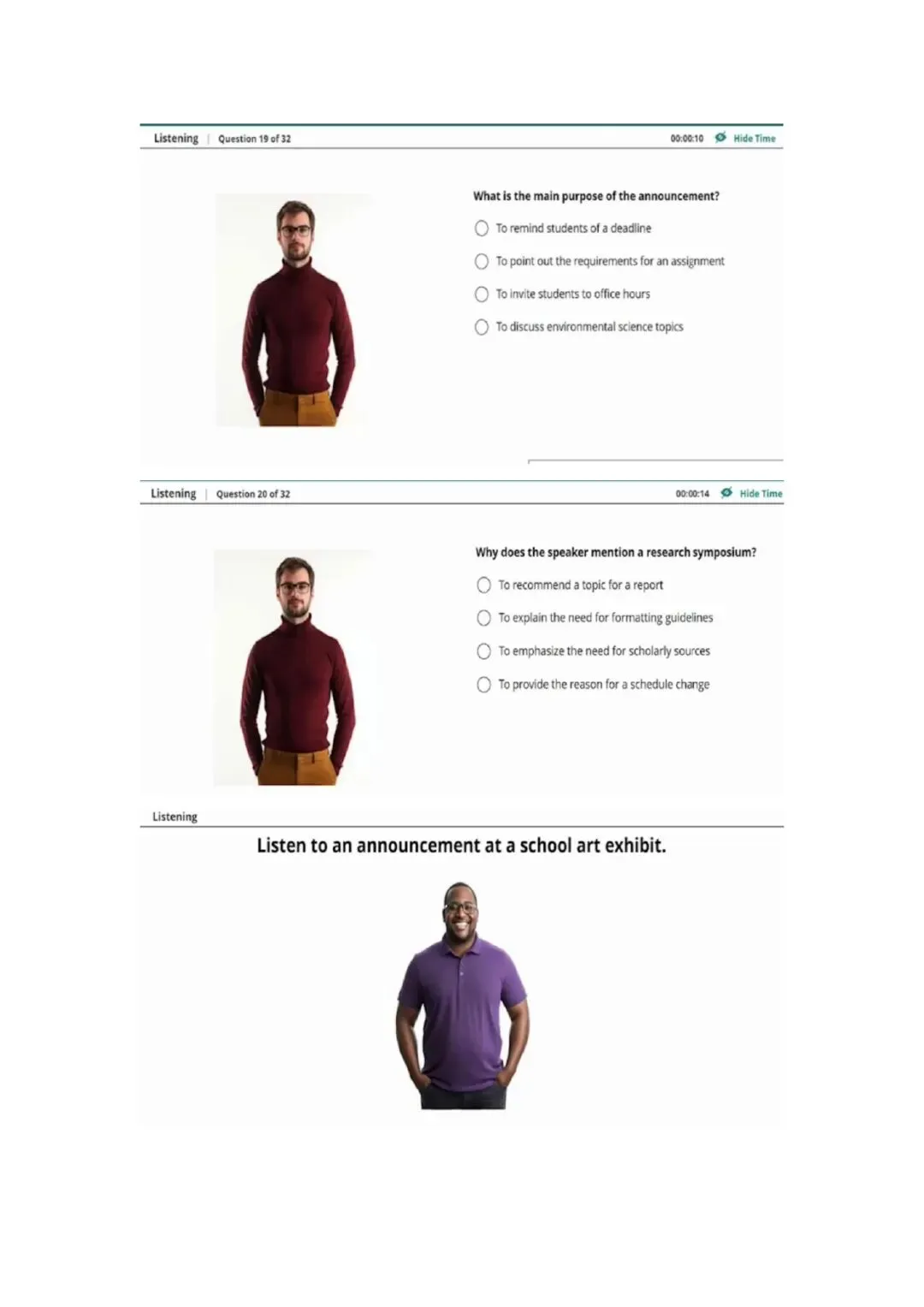 新托福第019套20260306真题(图片版) 第24张