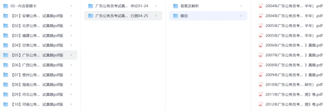 【省考】2000-2025国考真题 (行测+申论) 第3张