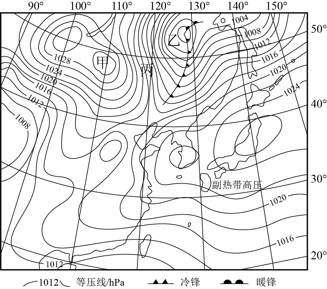【考点真题汇编】20260318常见的天气系统和天气2025年高考分类汇编 第14张
