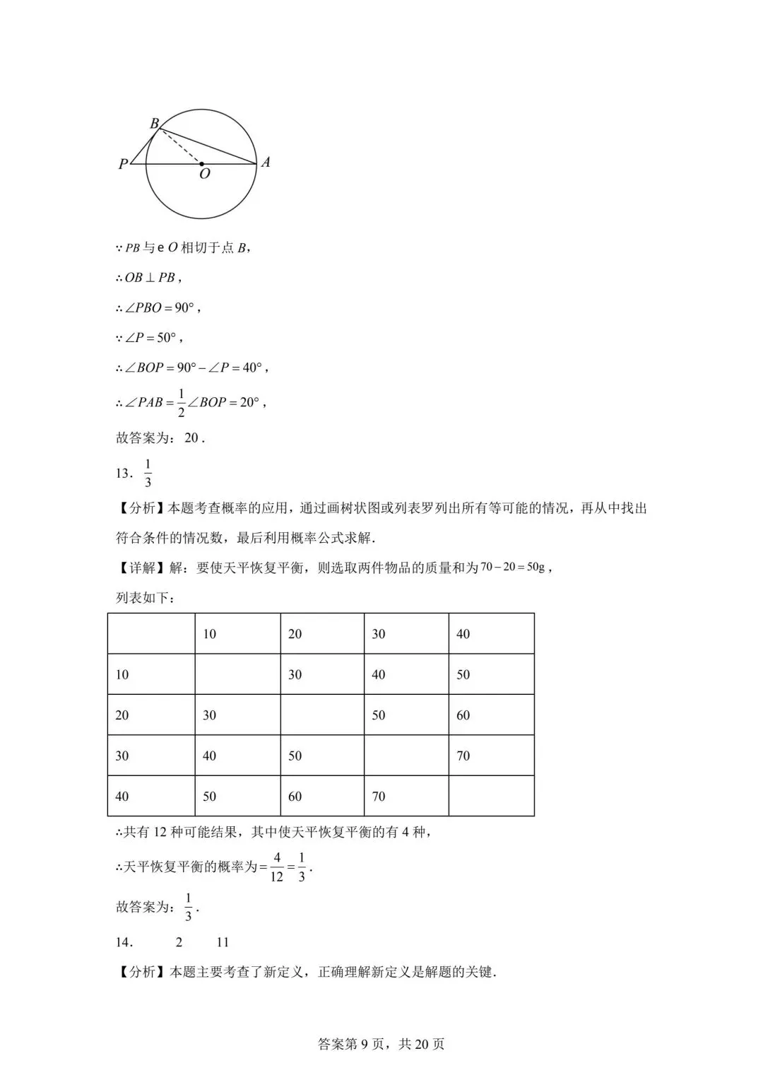 2025年安徽省中考数学真题(含答案及评分细则) 第17张