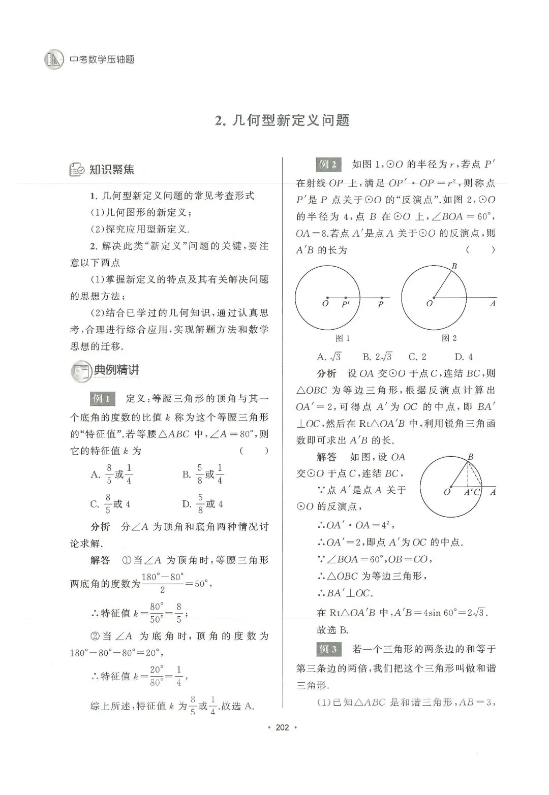 中考数学新定义问题讲义 第5张