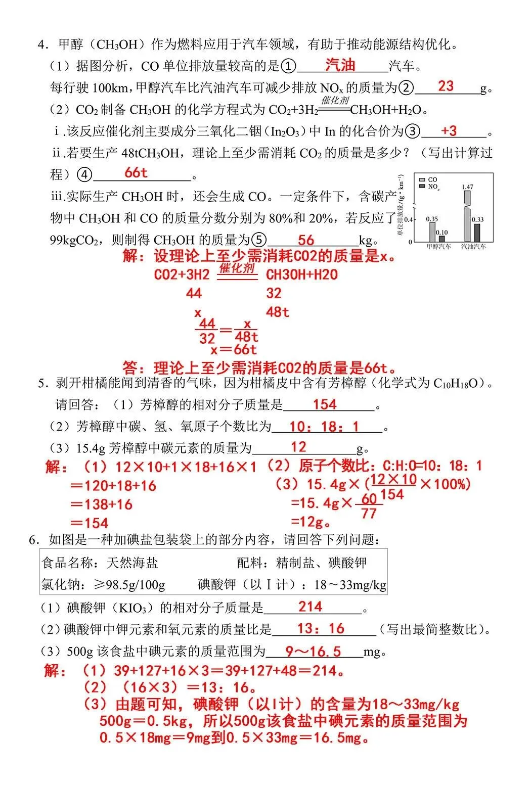 中考化学历年高频易考综合性计算题26道,经典题型重点突破 第2张