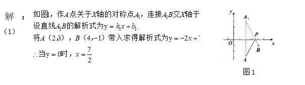 【中考数学】常考最短路径问题12种模型 第6张