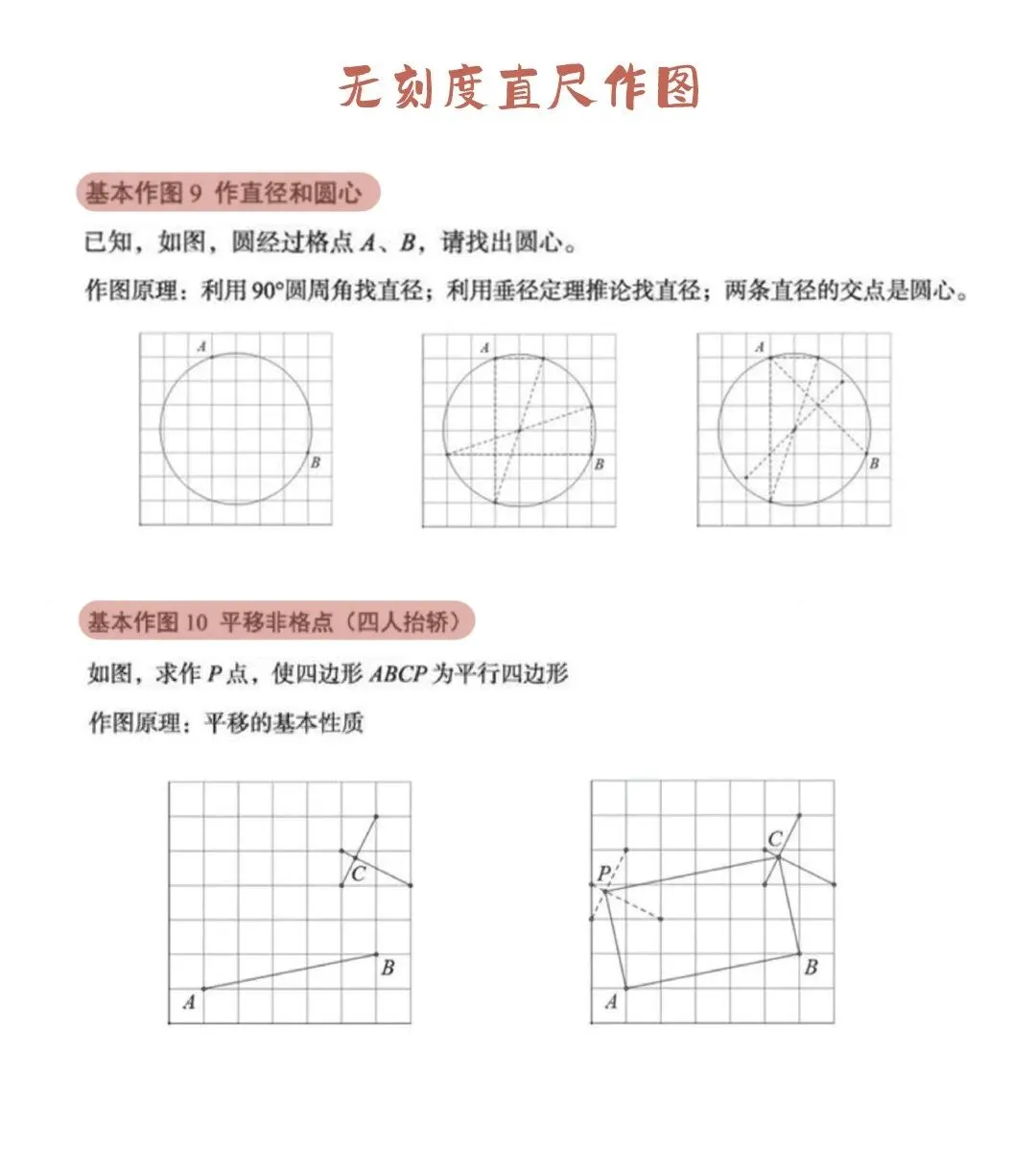 中考数学|无刻度直尺作图,你敢挑战吗? 第4张
