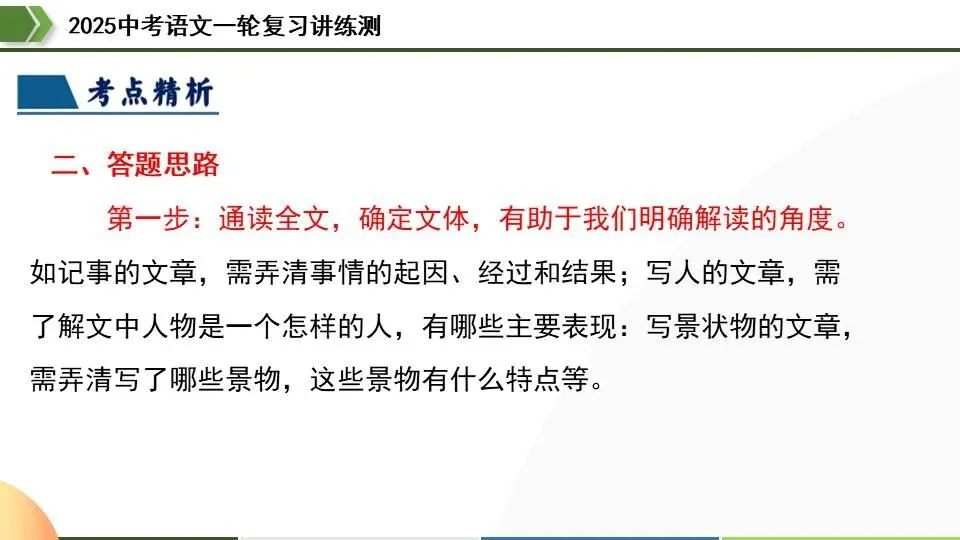 中考语文第一轮复习:22小说情节和结构 第9张