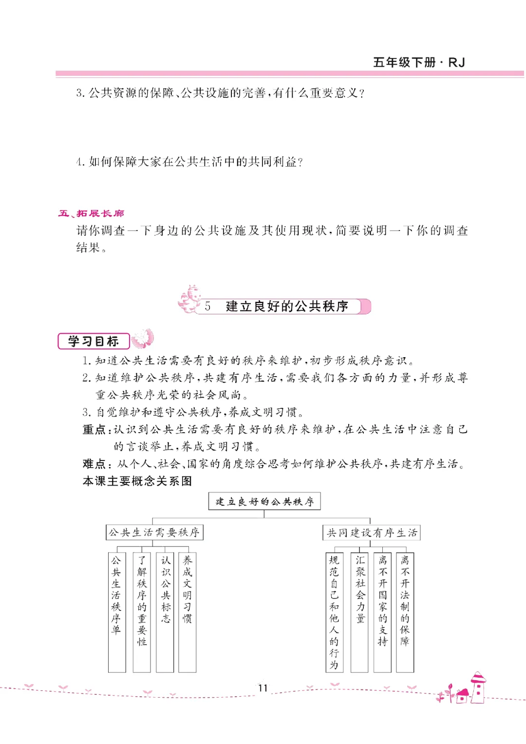 26年五年级下册《道德与法治试卷(单元+期中+期末+课课练)》有答案,电子版可打印 第17张