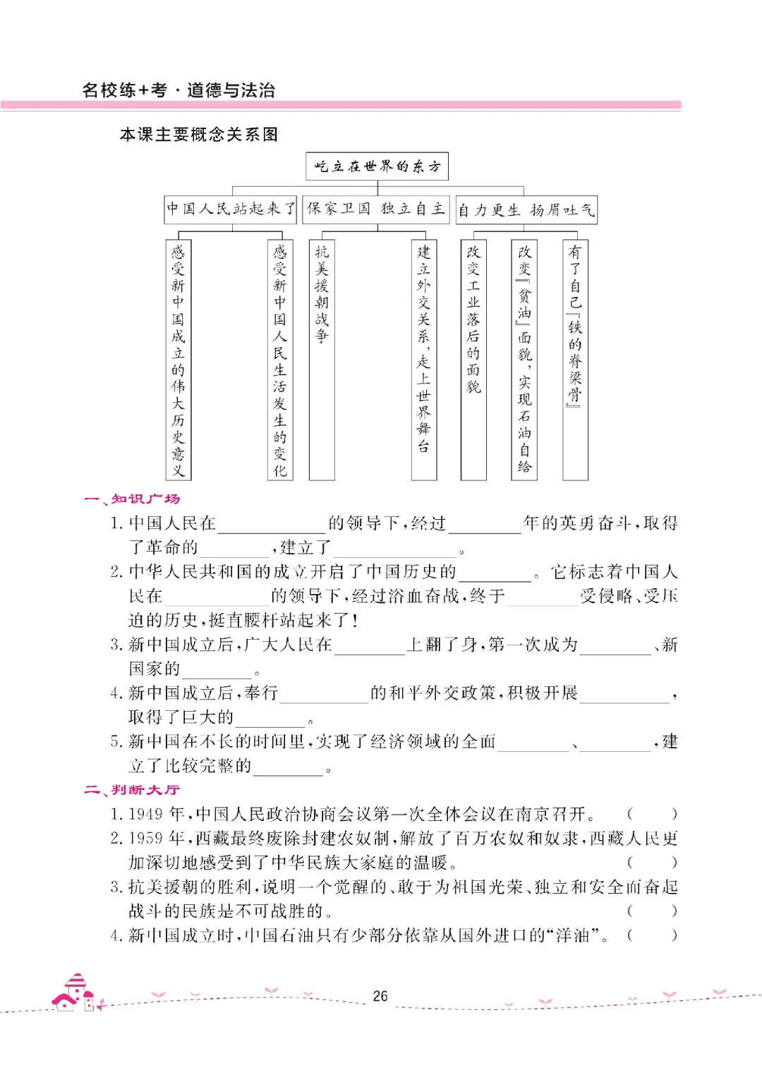 26年五年级下册《道德与法治试卷(单元+期中+期末+课课练)》有答案,电子版可打印 第32张
