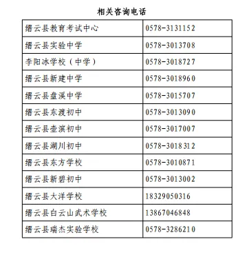 @缙云县初中毕业生!2026年中考报名开始了! 第4张