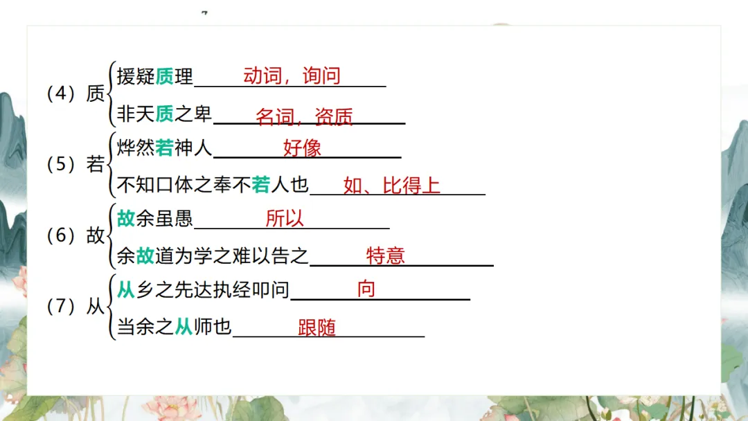 2026中考语文复习:九年级下册 《鱼我所欲也》《送东阳马生序》《曹刿论战》重点知识精讲 第41张