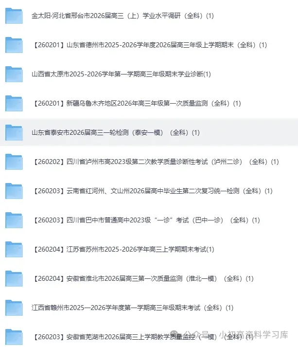 山西省2026届高三年级第一次模拟考试质量监测试题(全科) 第11张