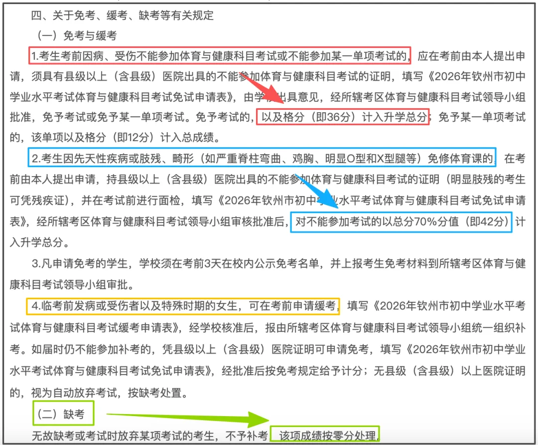 2026年中考:体育考试方案发布 | 钦州中考 第7张