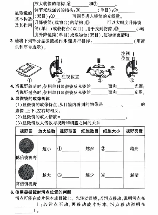 2026中考生物(早背晚默)默写通关练,共51天,打印1份掌握记牢了,考试基础“0”扣分! 第6张