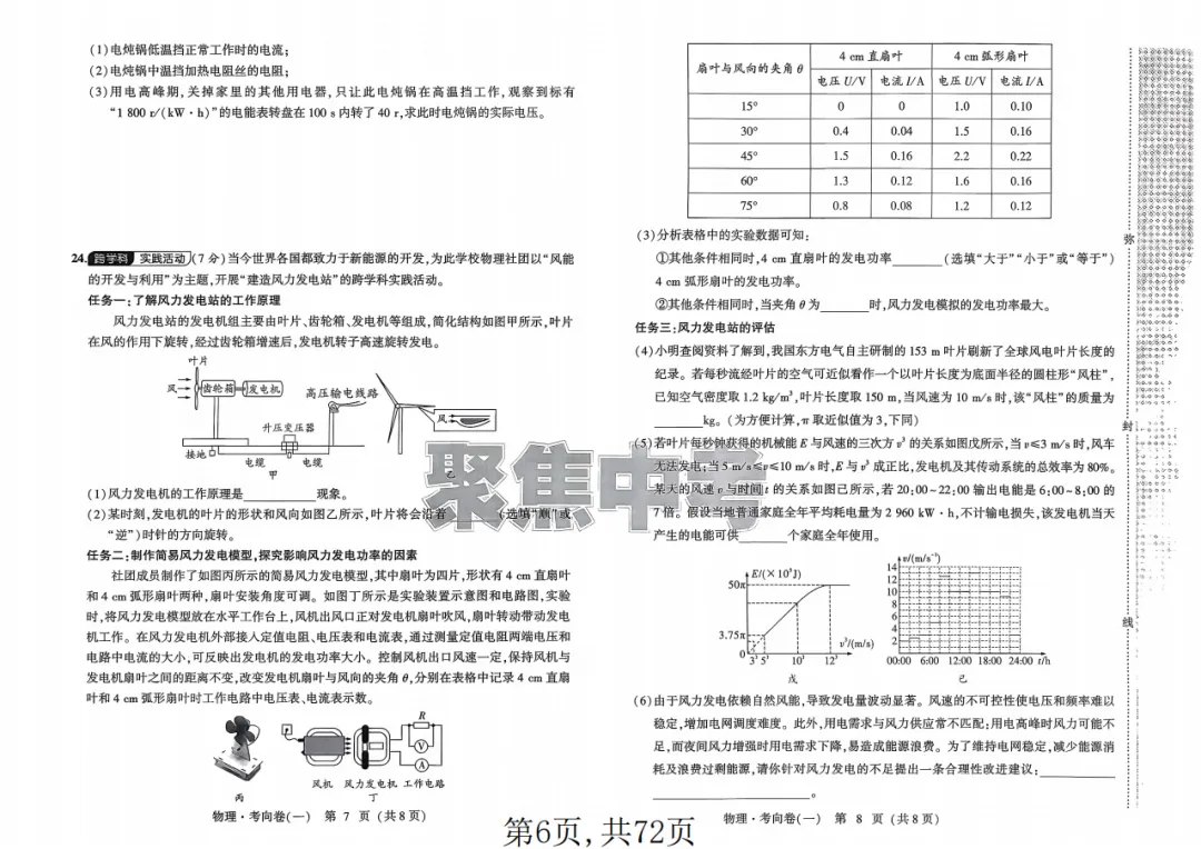 中考冲刺突破就用《聚焦中考·物理必刷提分卷》,攻克预测题,考场游刃有余! 第5张