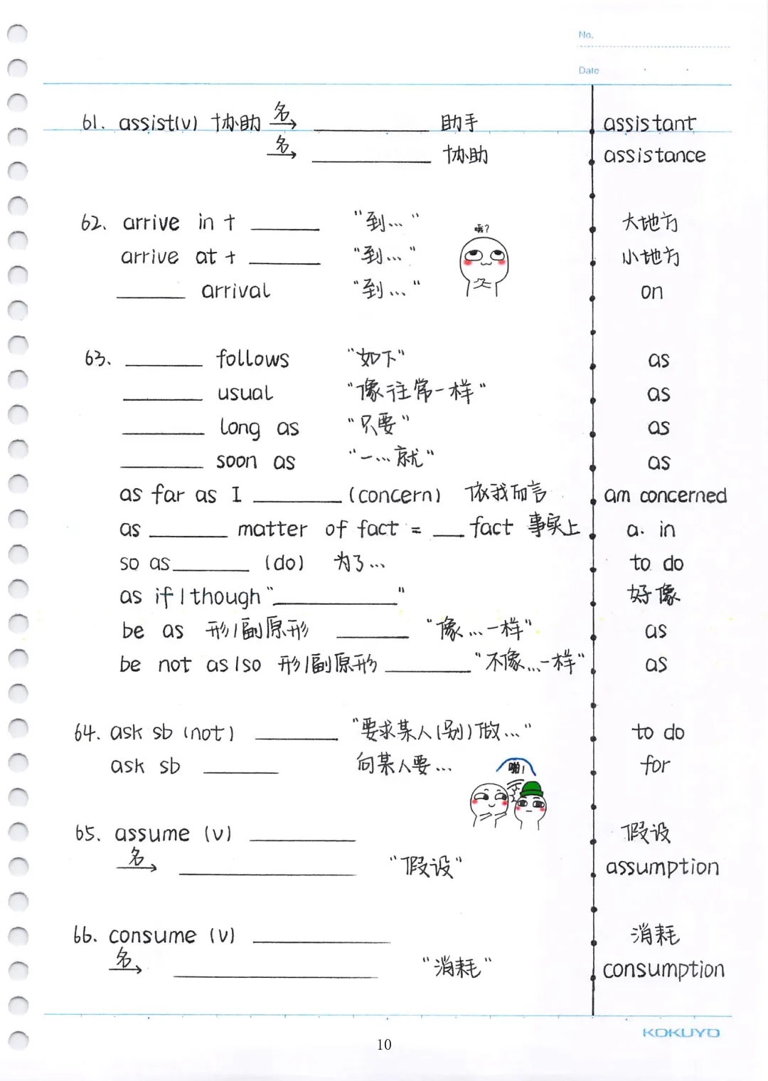 中考英语必考3500词汇(自测本)建议人手一份 第10张