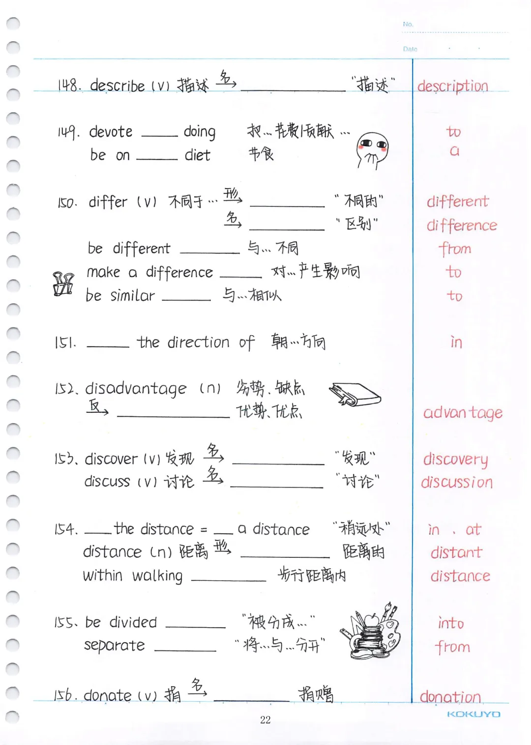 中考英语必考3500词汇(自测本)建议人手一份 第22张