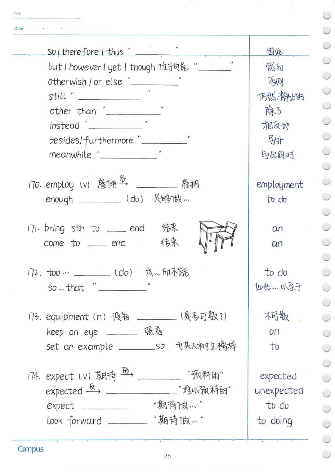 中考英语必考3500词汇(自测本)建议人手一份 第25张