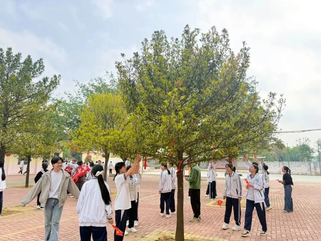 以梦为马 决战中考——银海区平阳学校举行中考百日誓师大会 第20张