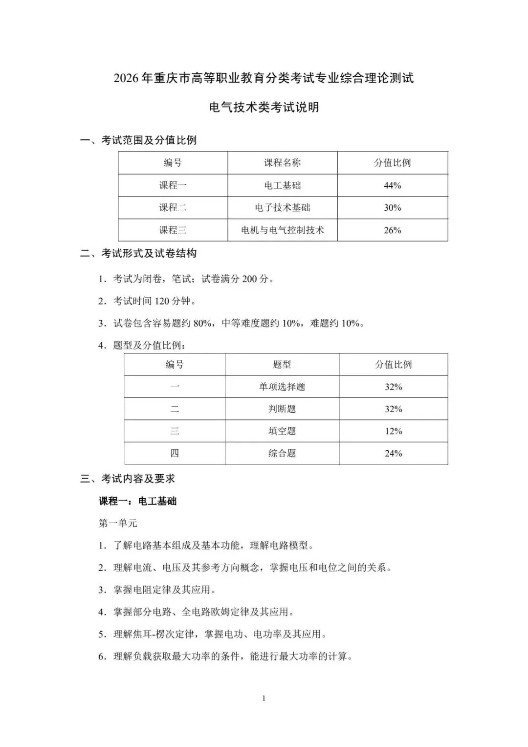 速看!2026年重庆春招普高类试卷结构及中职类考试说明! 第22张